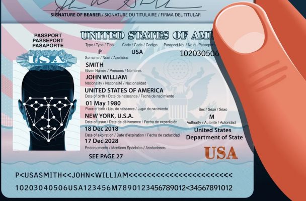 What are the differences in Passport Template information between the United States and China?